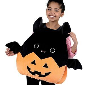 Squishmallows Emily Bat Pumpkin Cat  Halloween Costume Child‎ Kids Girl Boy 6+